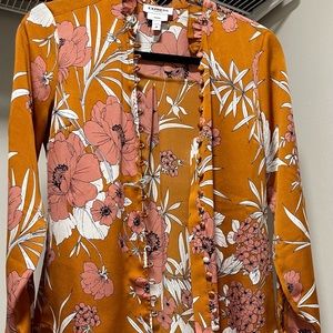 Express portofino blouse,Floral,Size XS,Never worn